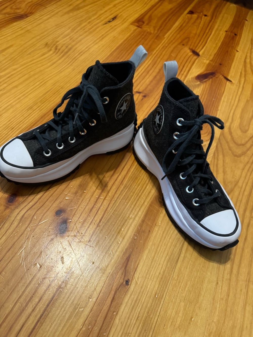 🔥 Converse Chuck Taylor All Star Run Star Hike High Black Ice SIZE M 5 W 6.5
